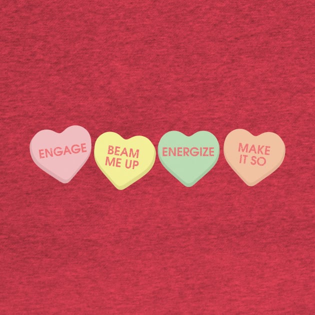 Sci Fi TV Candy Hearts by GloopTrekker